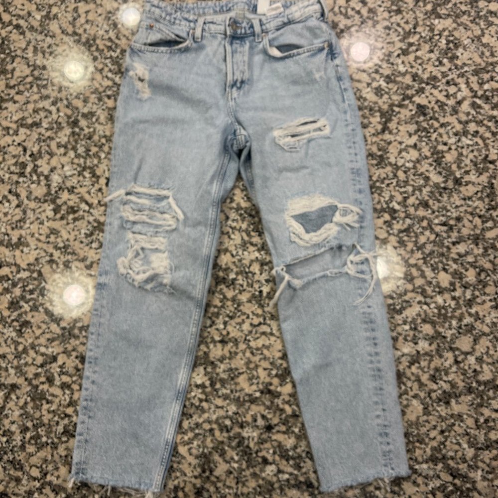 H&M boyfriend fit baggy jeans
